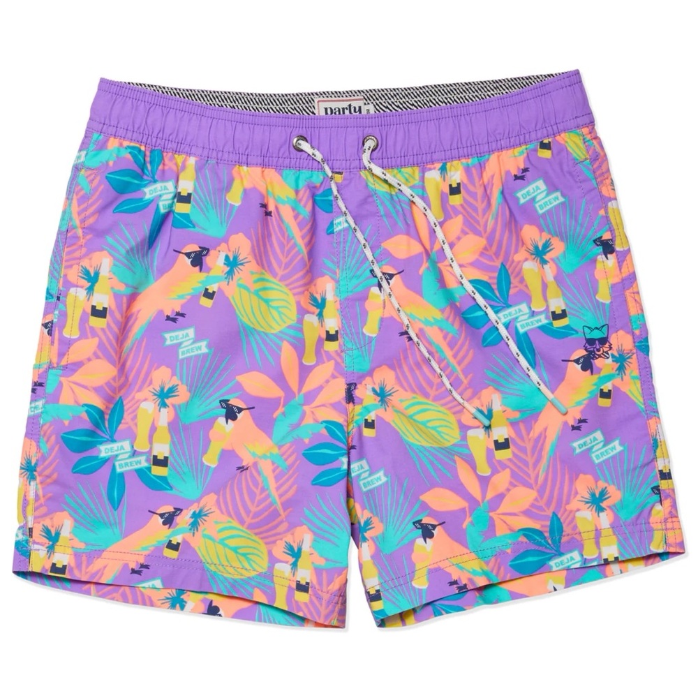 Party Pants USA Baja Brew Swim in Lavender